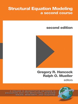 cover image of Structural Equation Modeling